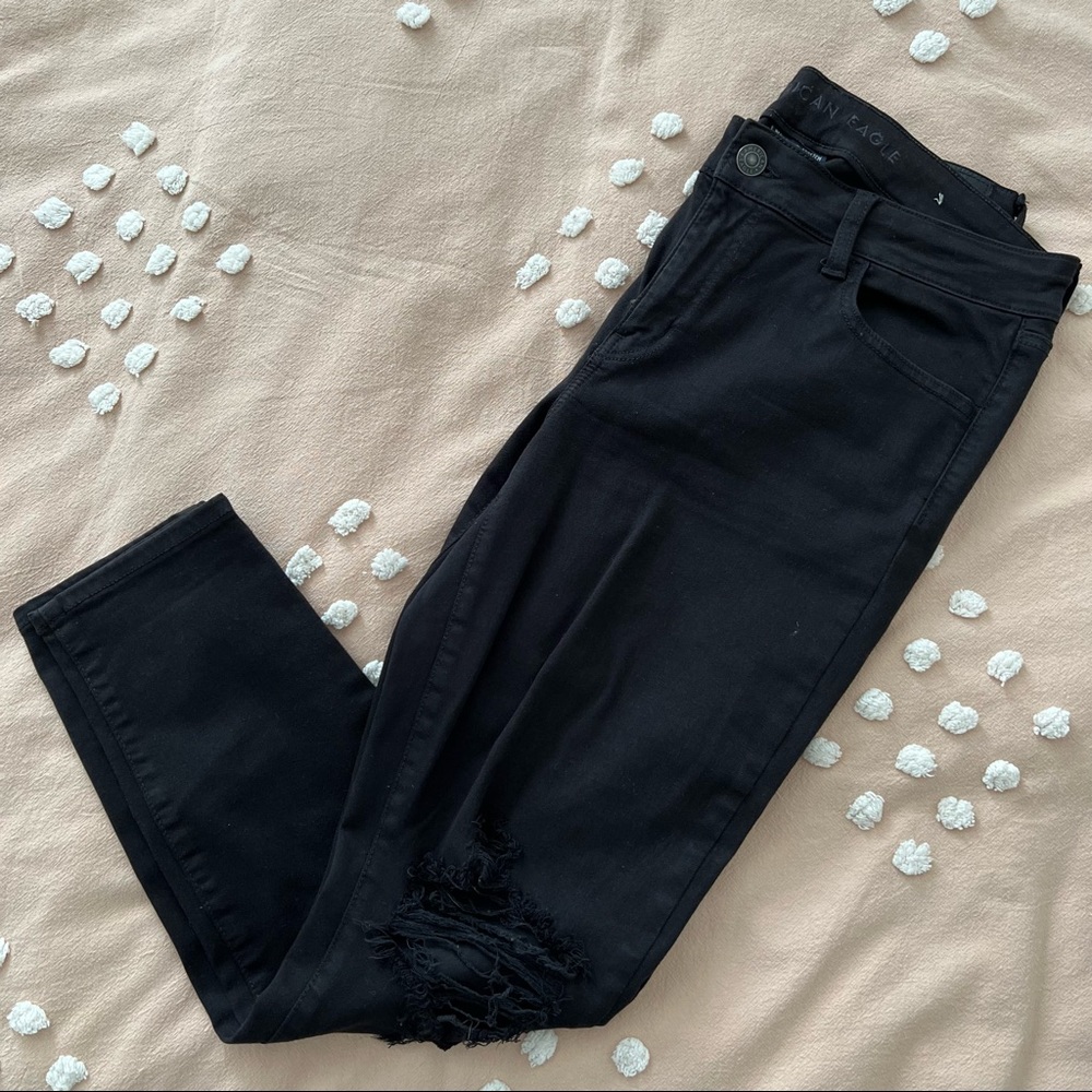 American Eagle ripped jeans